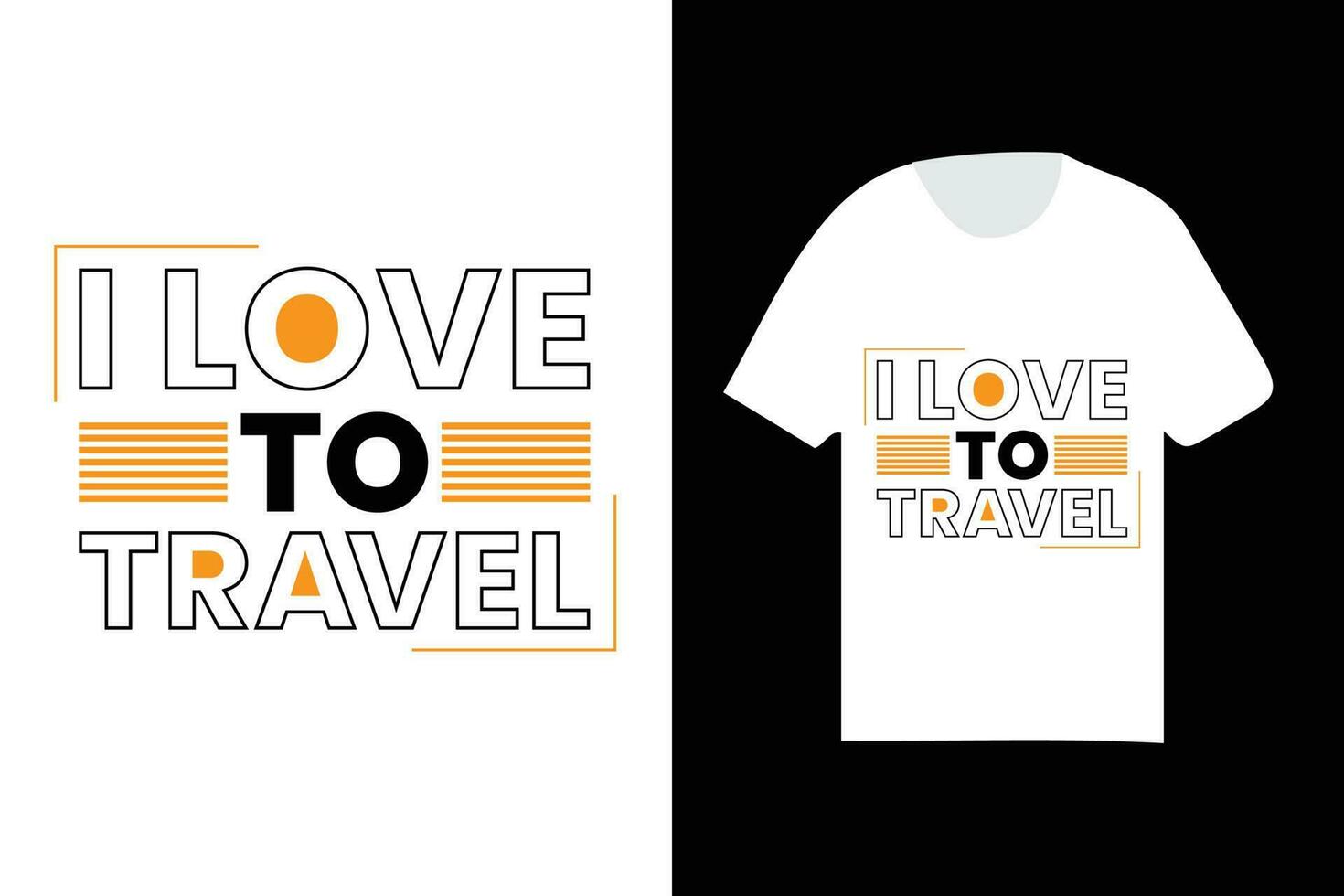 ik liefde naar reizen typografisch t overhemd ontwerp, modern modieus t overhemd ontwerp vector