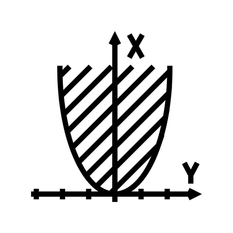 algebra onderwijs wetenschap lijn icoon vector illustratie