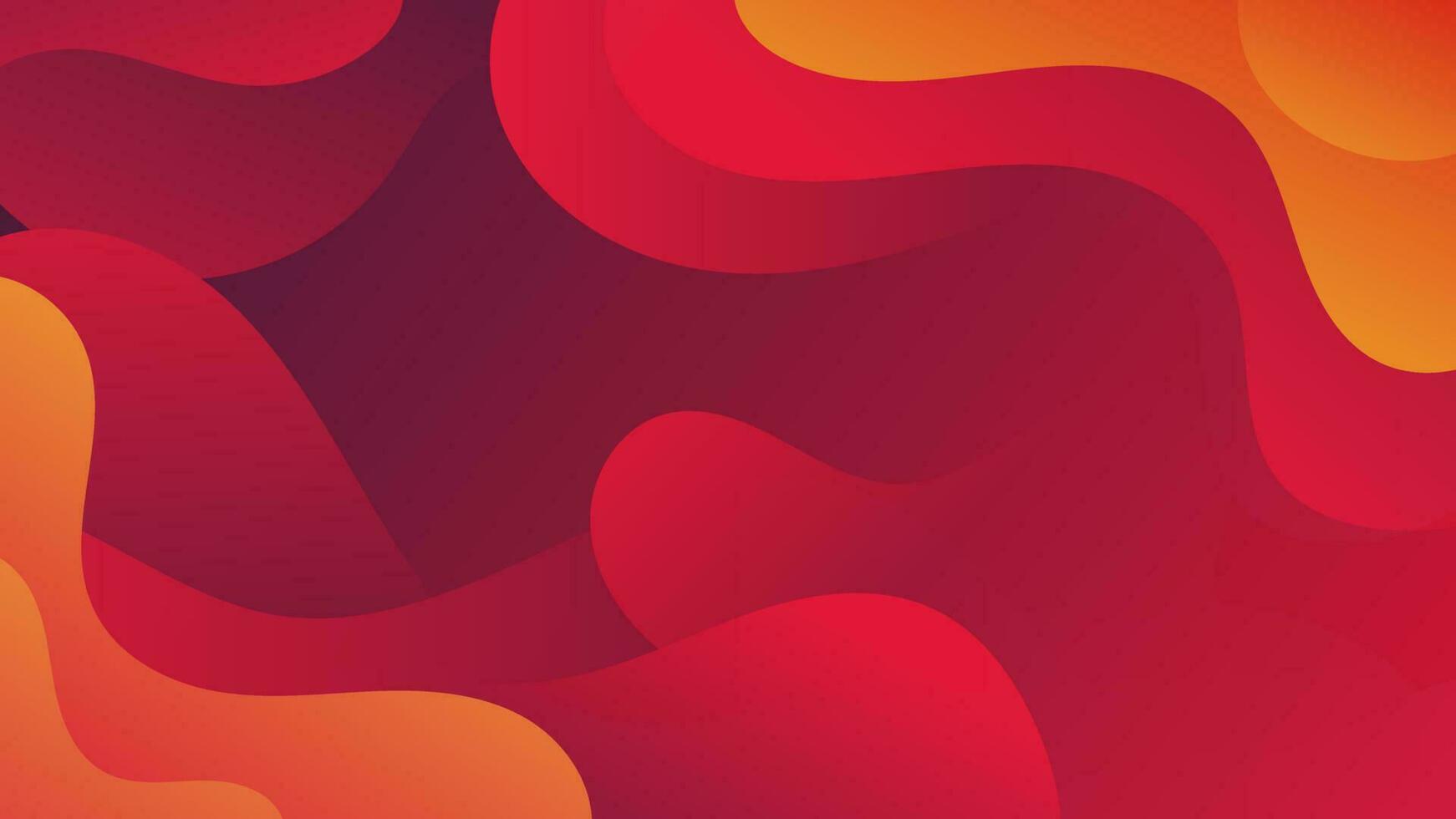 abstract helling rood oranje vloeistof Golf achtergrond vector