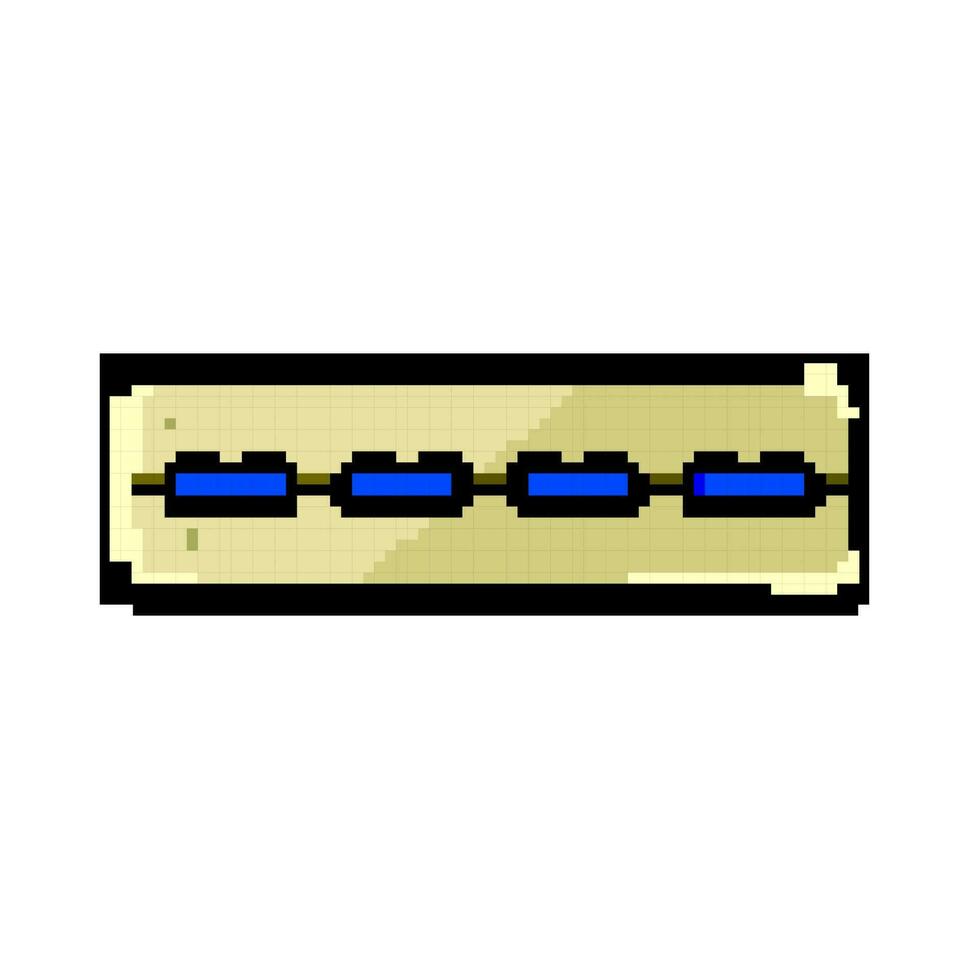 technologie USB hub spel pixel kunst vector illustratie