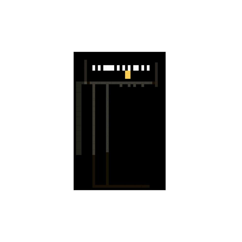 fm radio muziek- spel pixel kunst vector illustratie