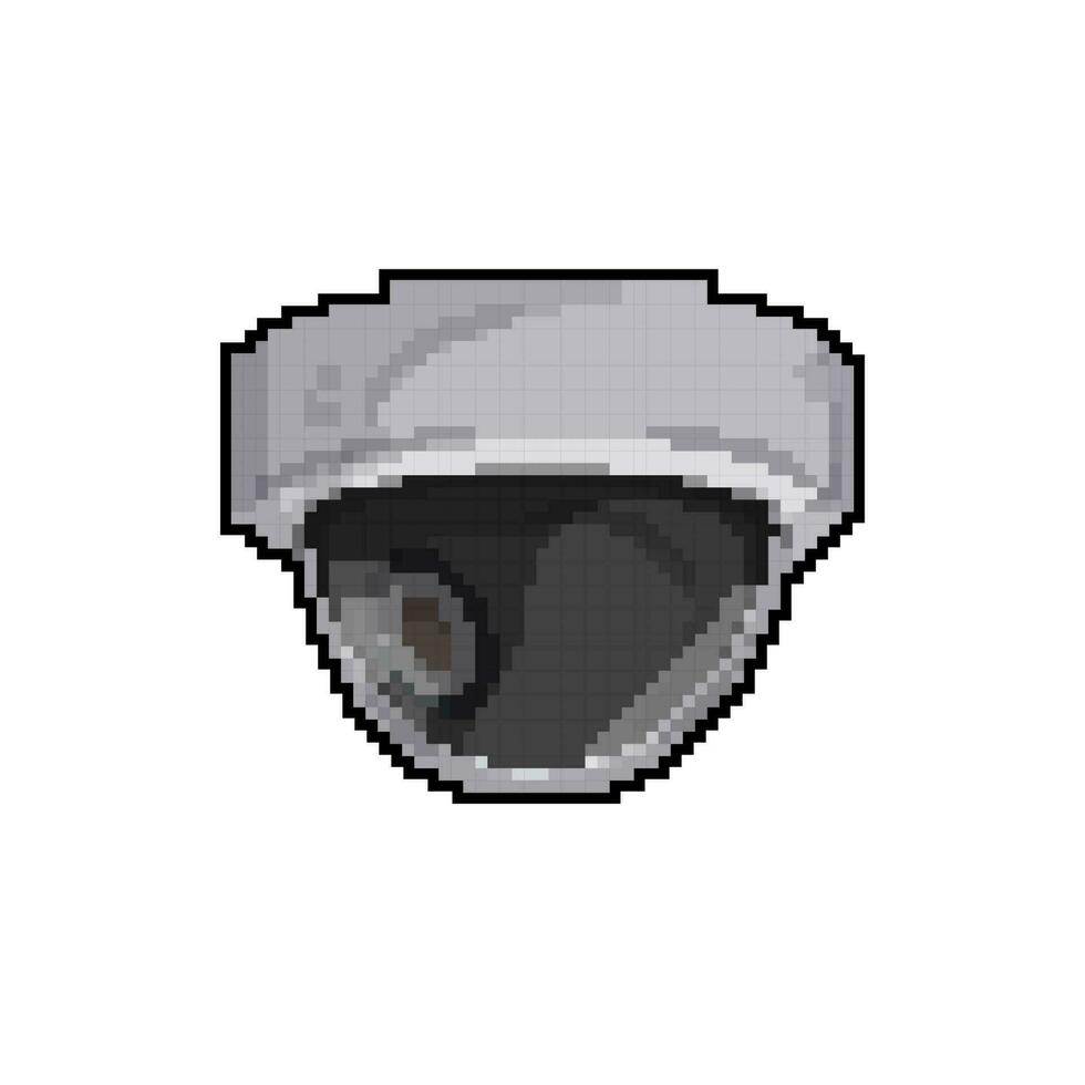 technologie veiligheid camera cctv spel pixel kunst vector illustratie