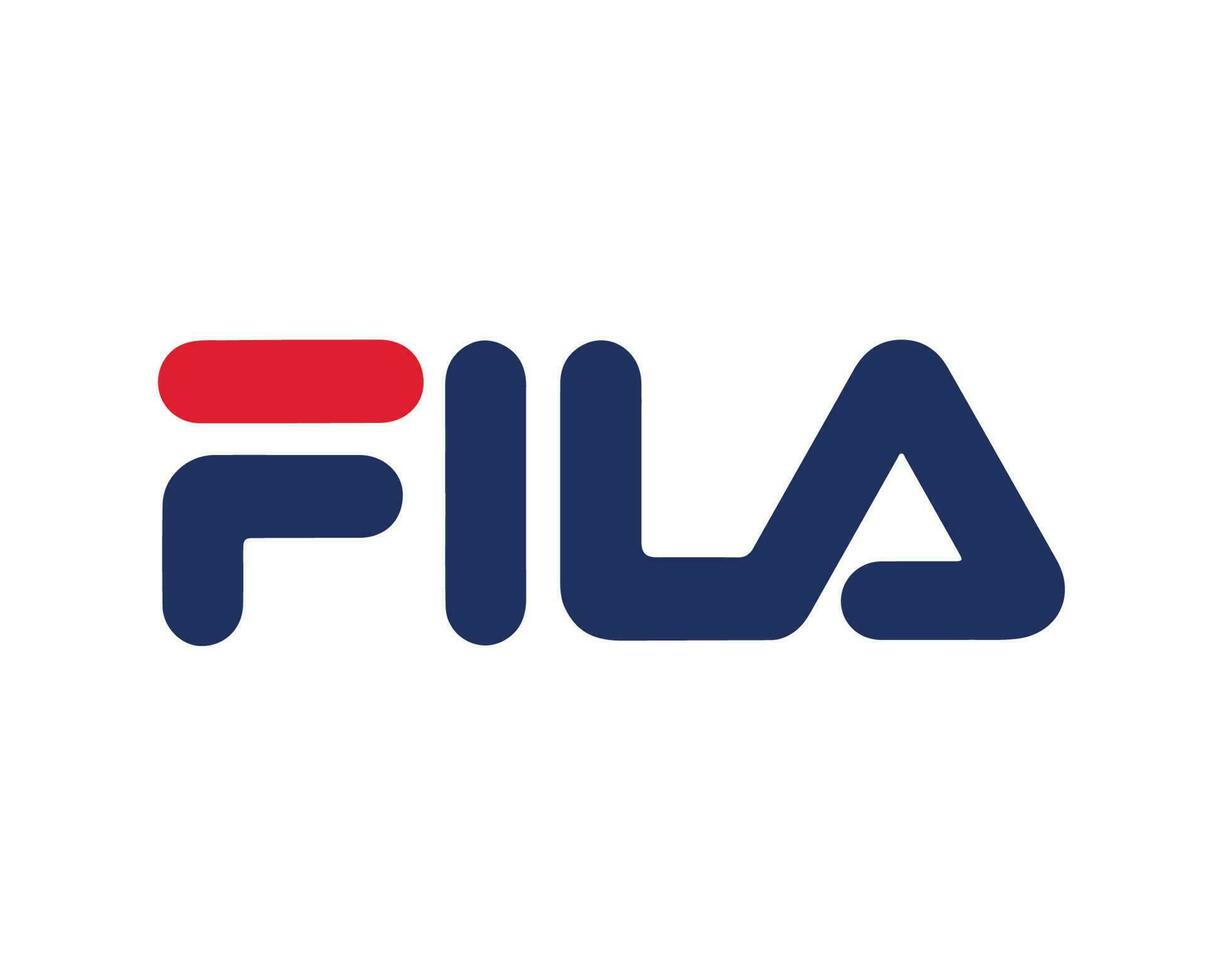 fila merk logo symbool ontwerp kleren mode vector illustratie