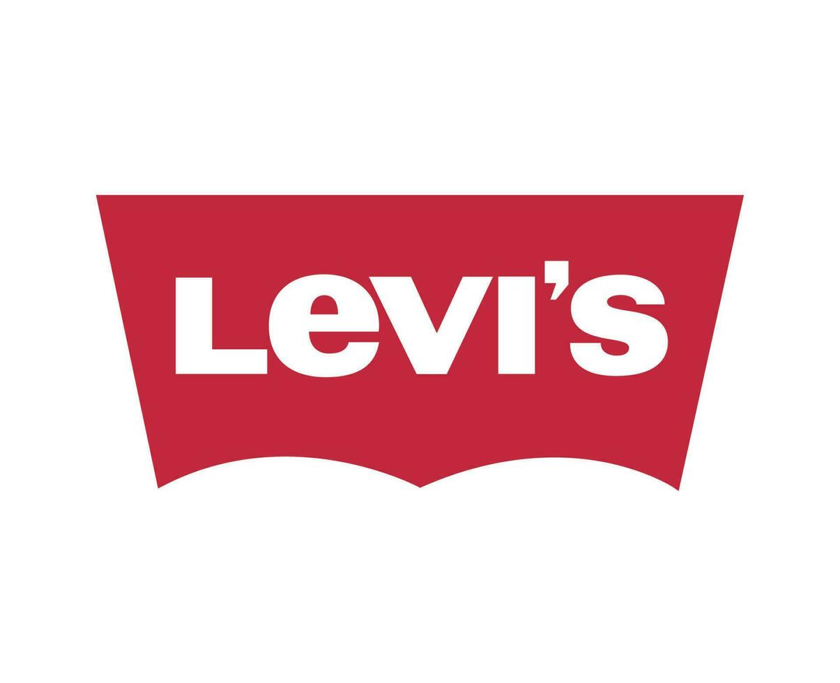 Levi's logo merk symbool ontwerp kleren mode vector illustratie