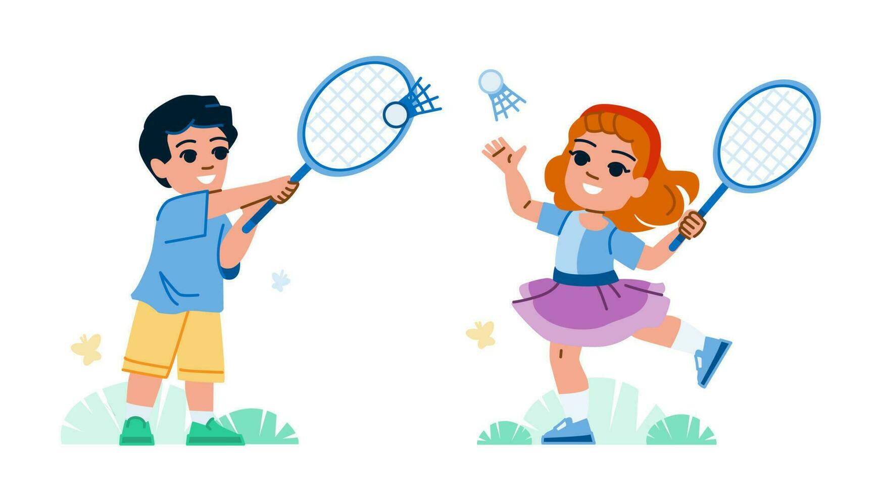 badminton kind vector