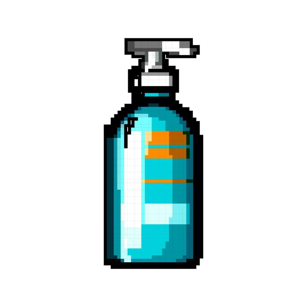huid lotion spel pixel kunst vector illustratie