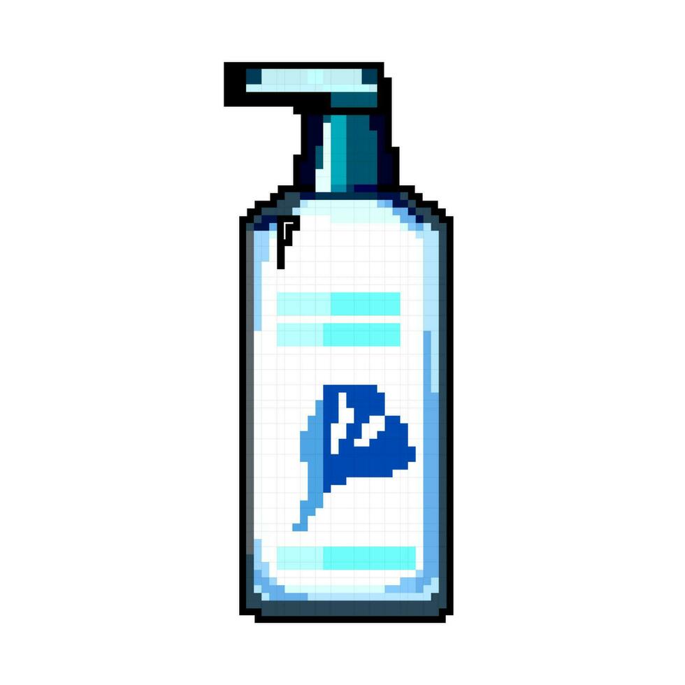 schoonheid lotion spel pixel kunst vector illustratie