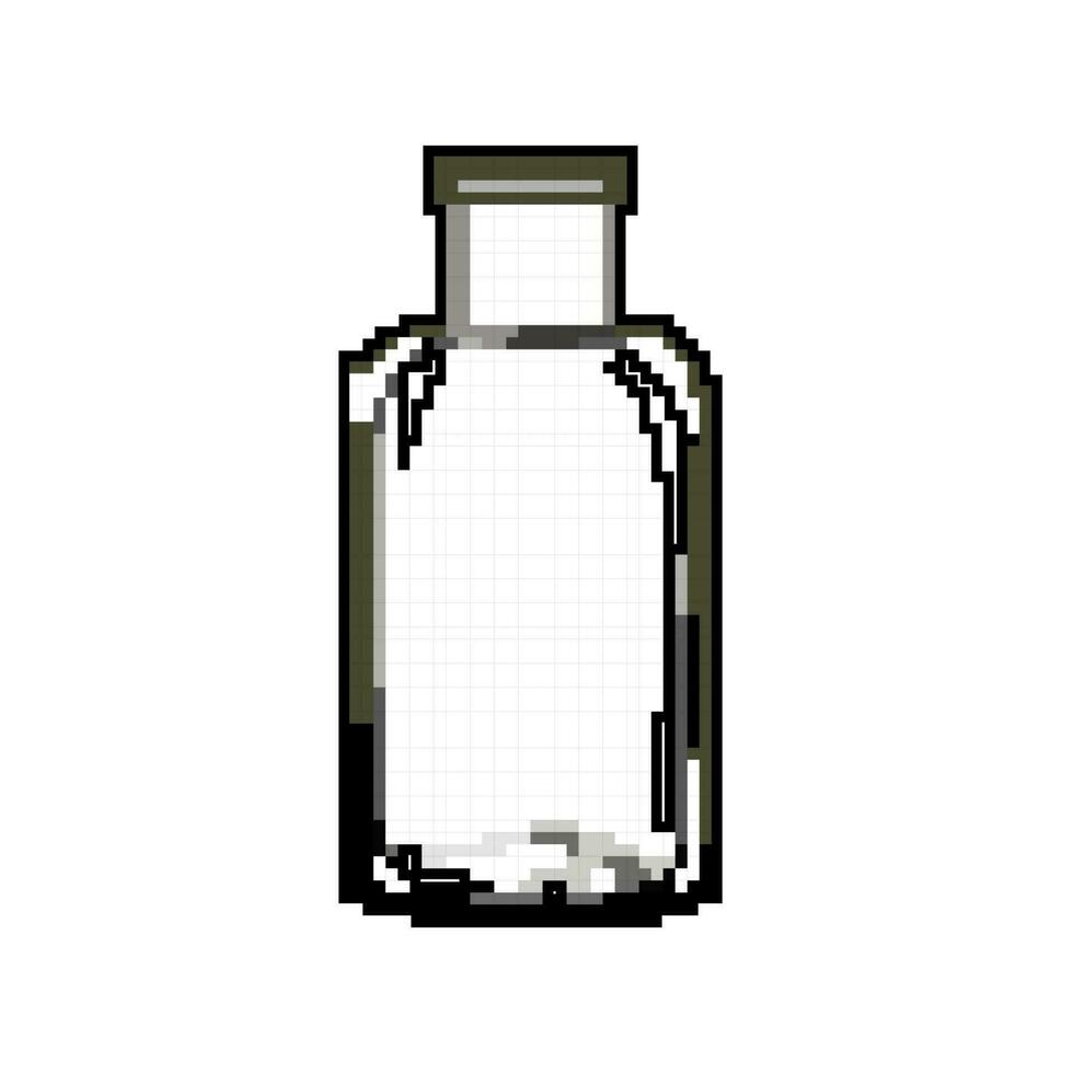 uitrusting laboratorium glaswerk spel pixel kunst vector illustratie