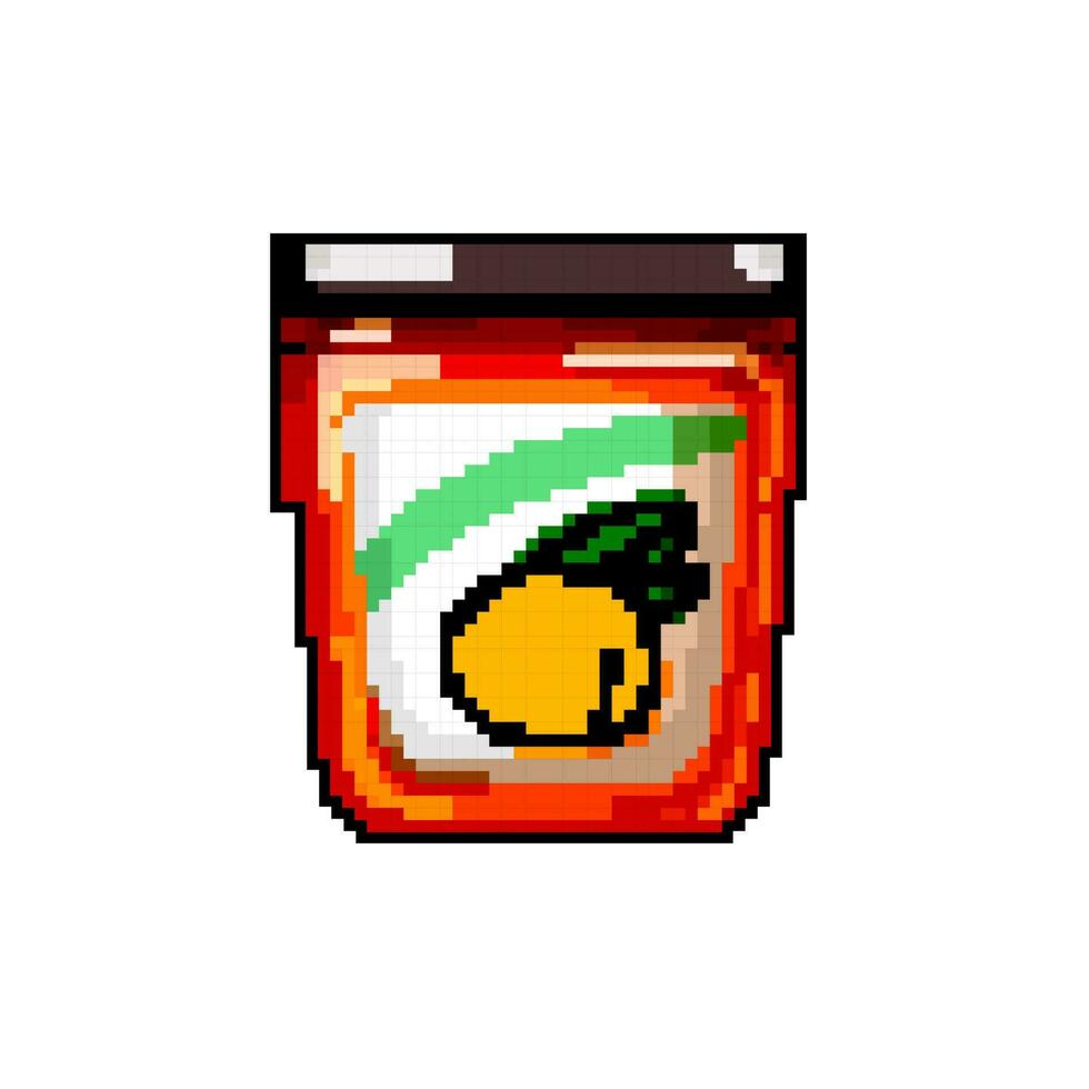 marmelade jam fruit voedsel spel pixel kunst vector illustratie