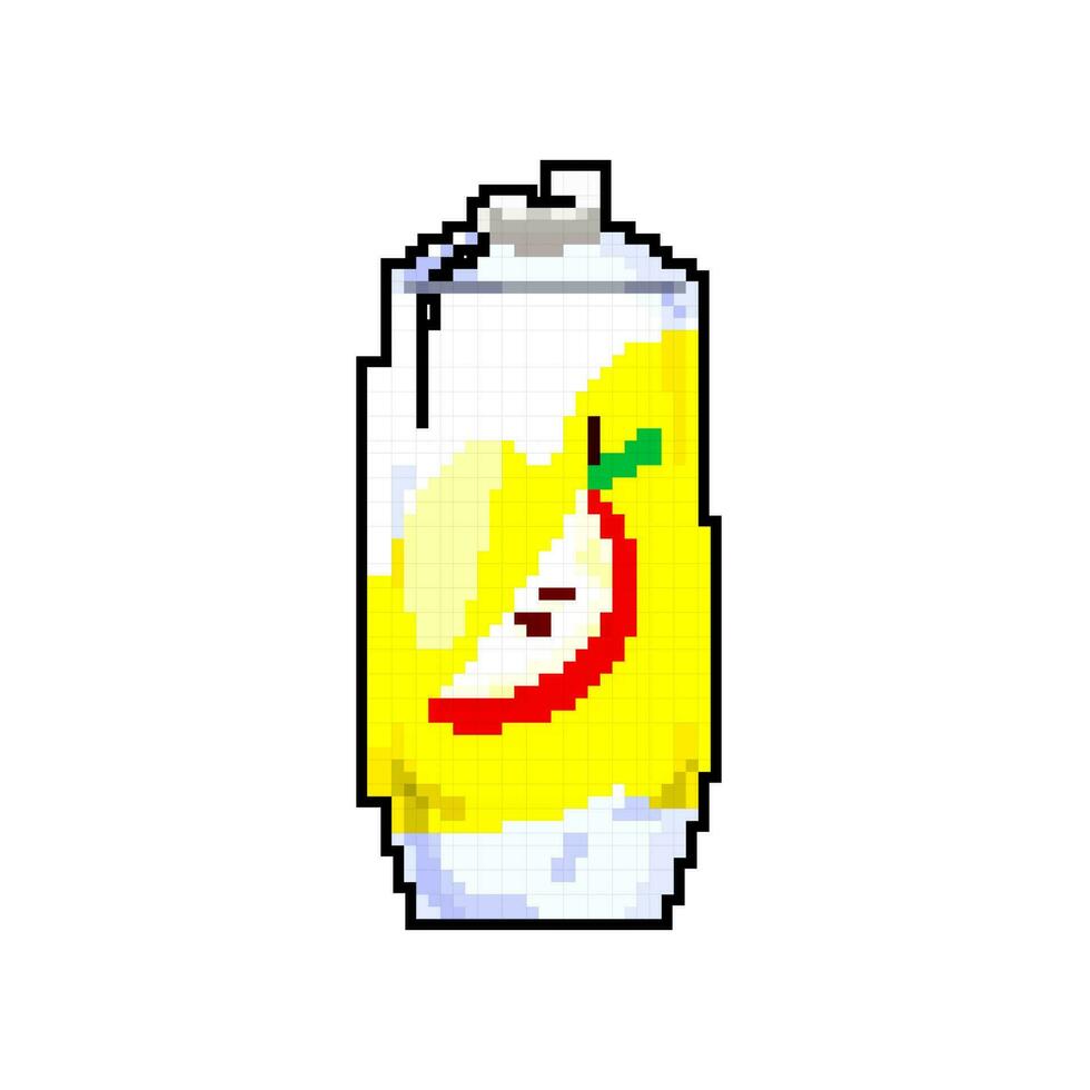 drinken sap fles spel pixel kunst vector illustratie