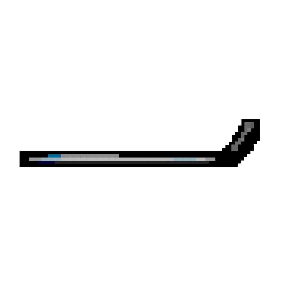 wedstrijd hockey stok spel pixel kunst vector illustratie
