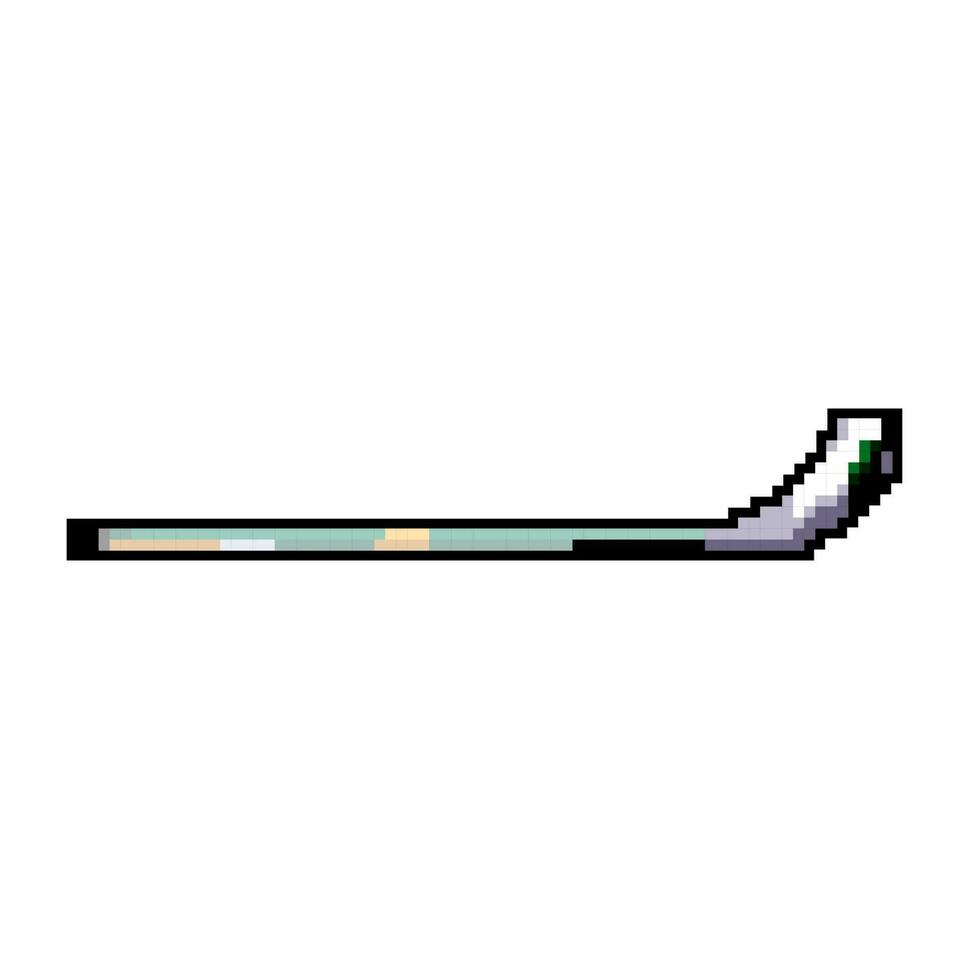 spel hockey stok spel pixel kunst vector illustratie