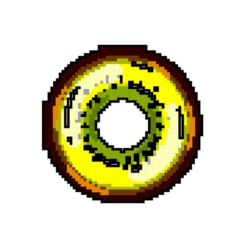 vlotter opblaasbaar ring spel pixel kunst vector illustratie