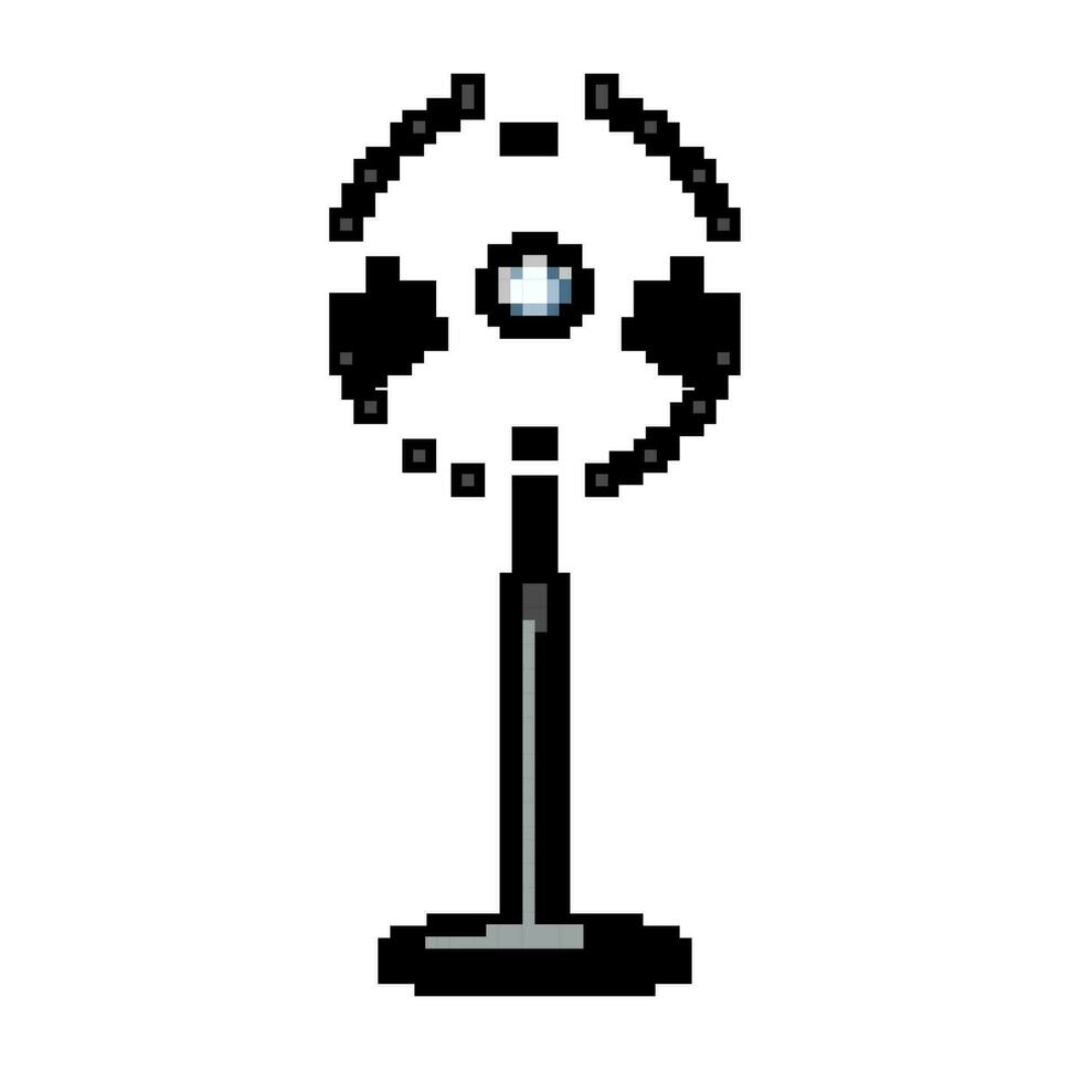 ventilator elektrisch ventilator spel pixel kunst vector illustratie