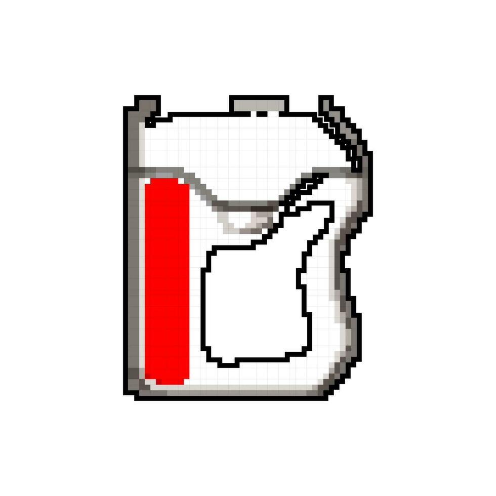 schoon tandheelkundig floss spel pixel kunst vector illustratie