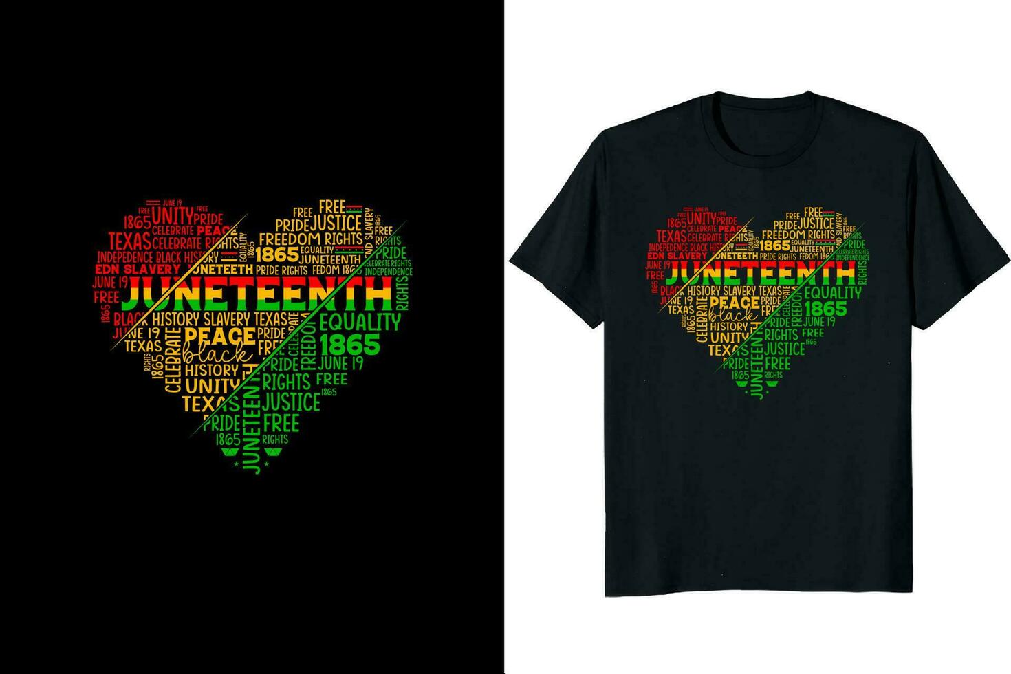 juneteenth dag t-shirt ontwerp vector