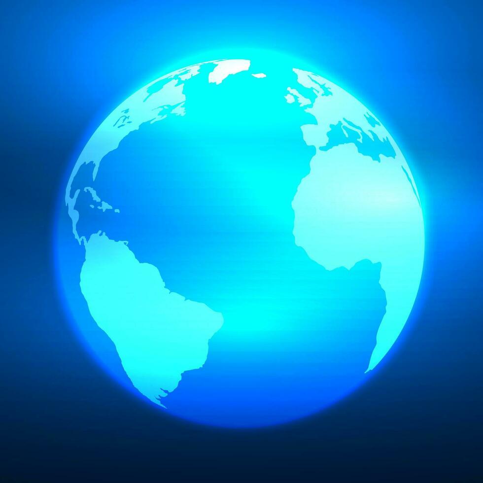 vector illustratie van aarde hologram. aarde elementen door google aarde.