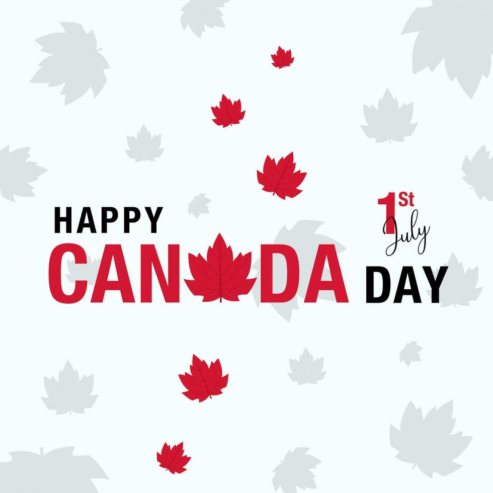 vlak Canada dag illustratie vector