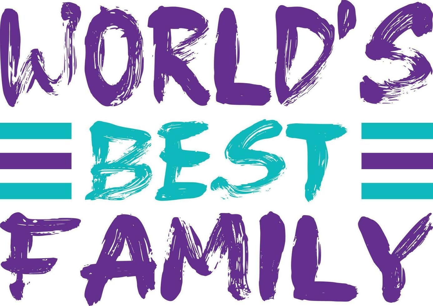 s werelds het beste familie t-shirt ontwerp vector