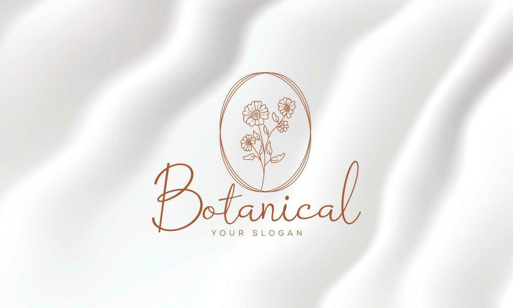 botanische bloemen element hand getekende logo met wilde bloemen en bladeren. logo voor spa en schoonheidssalon, boetiek, biologische winkel, bruiloft, floral designer, interieur, fotografie, cosmetica. vector