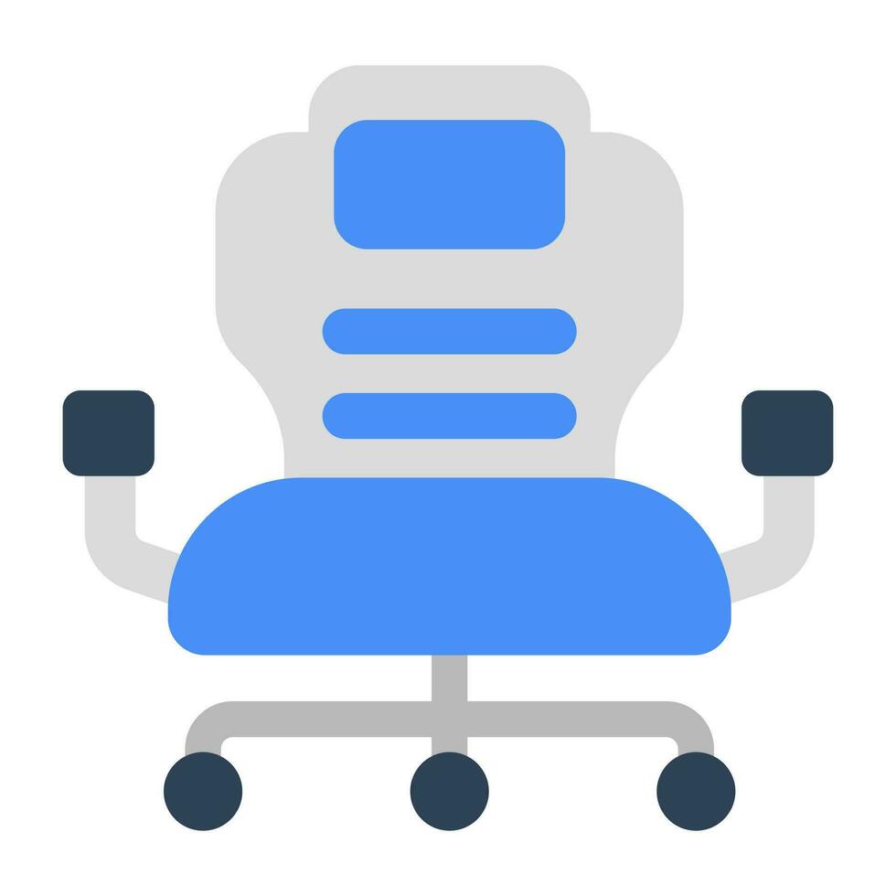 premie downloaden icoon van draaibaar stoel vector