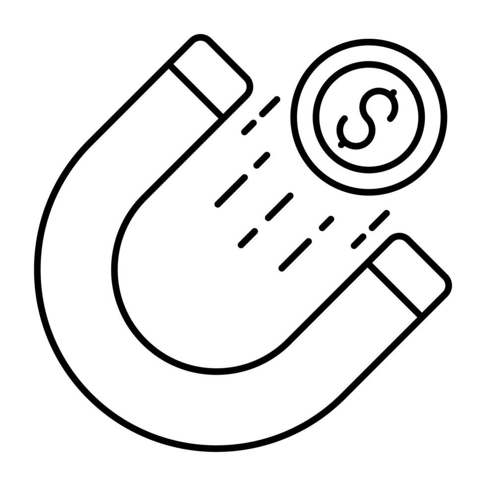 premie downloaden icoon van aantrekken geld vector