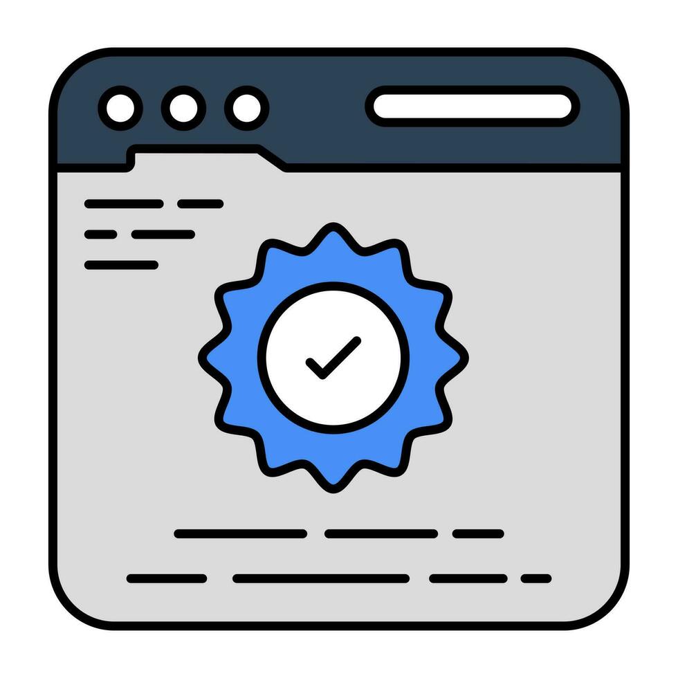 een uniek ontwerp icoon van web instelling vector