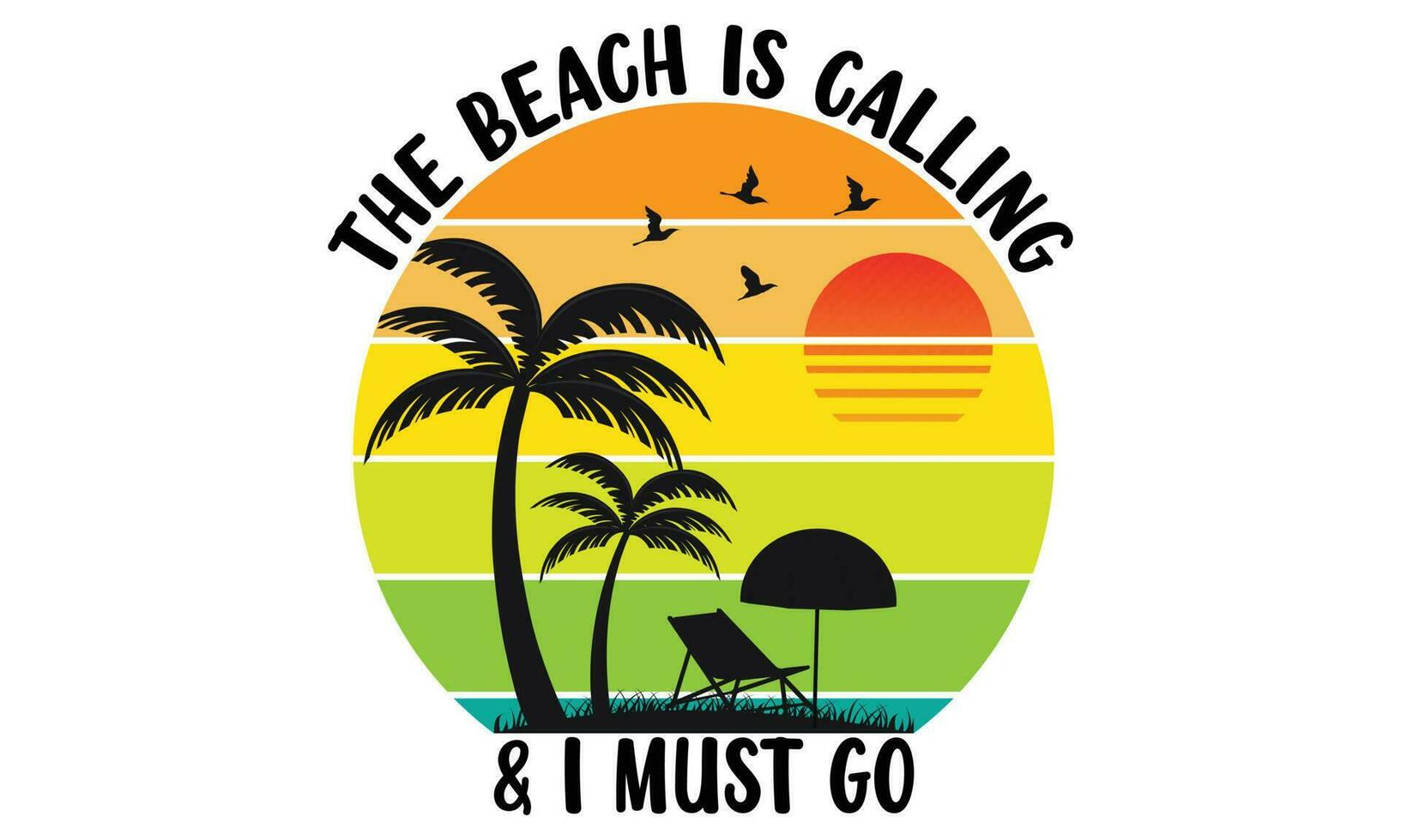 de strand is roeping, strand shirt, reis shirt, vakantie shirt, zomer vakantie, zomer gevoel overhemd zomer tee, strand tafereel afdrukken ontwerp grafisch vector Californië, toerisme, eiland, reizen, paradijs