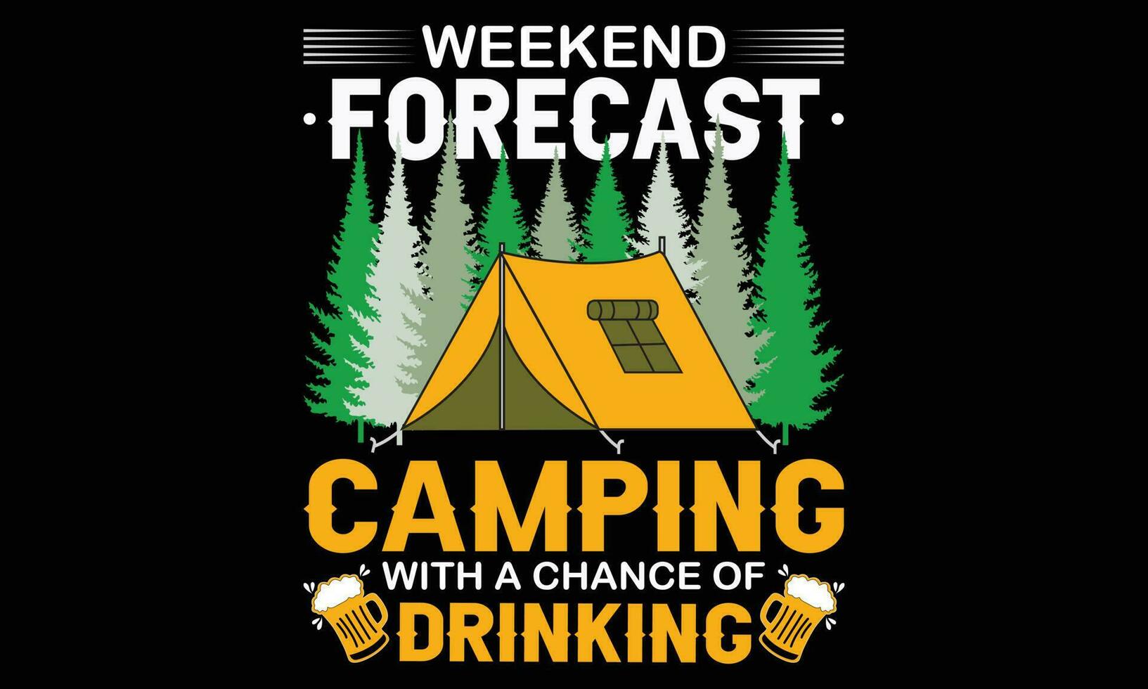 camping is mijn behandeling t overhemd ontwerp vector, camping, hiking, buitenshuis avontuur grafisch vector illustratie grappig typografie leuze tekst voor t overhemd ontwerp, afdrukken, poster. zomer reizen insigne gezegde,