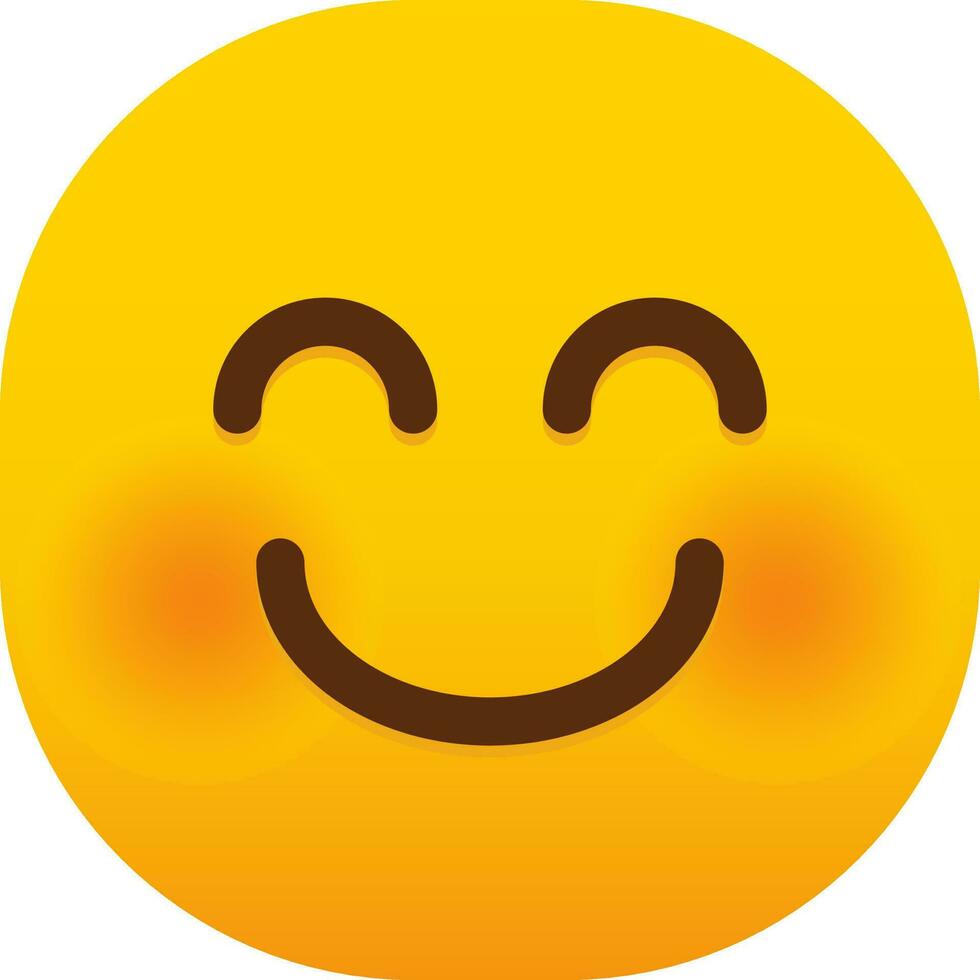 glimlach emoticon gezicht vector