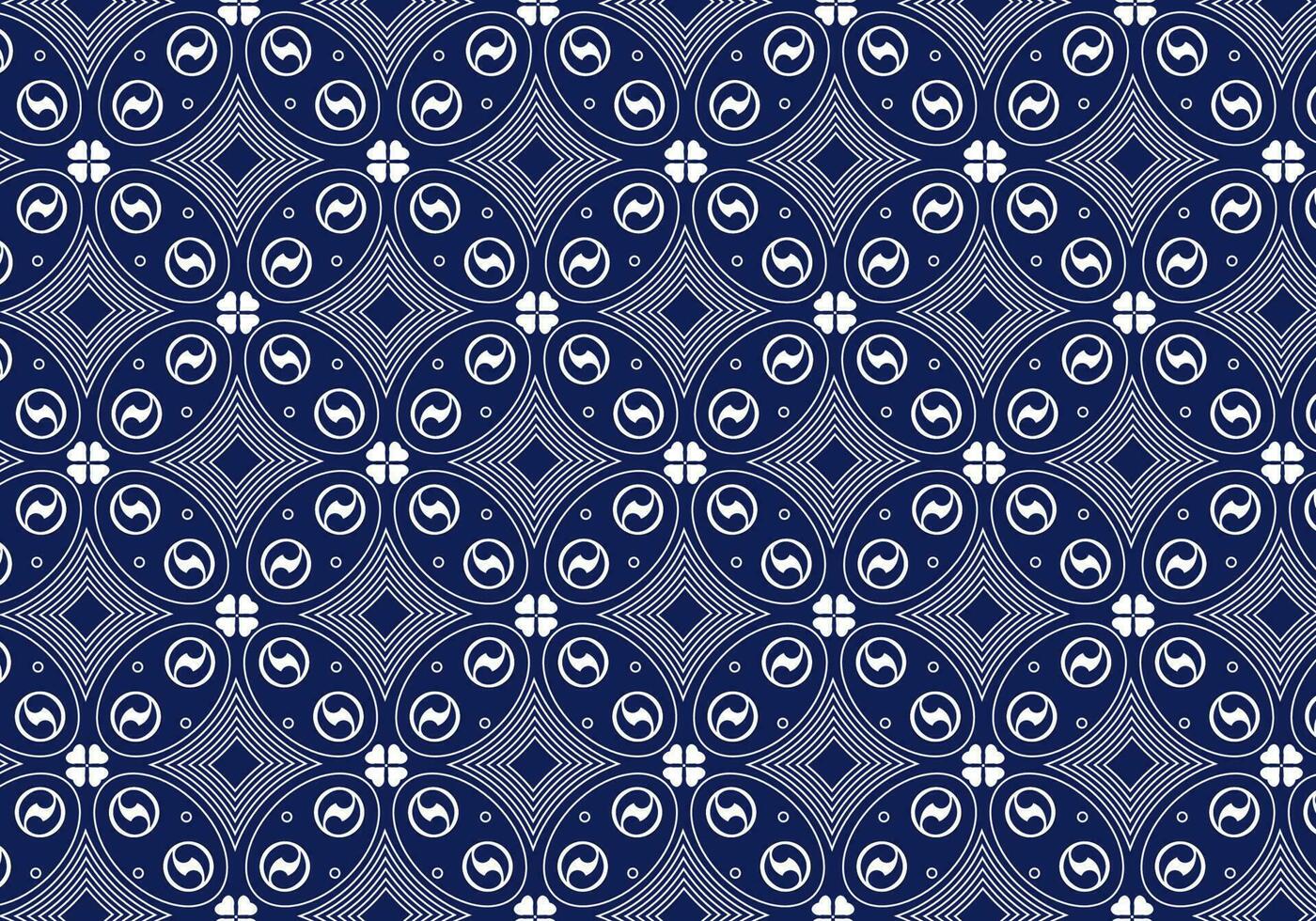 patroon batik Indonesisch is een techniek van wasbestendig verven toegepast naar geheel lap, of kleding gemaakt gebruik makend van deze techniek is ontstaan van Indonesië. batik is gemaakt of door tekening dots en lijnen vector