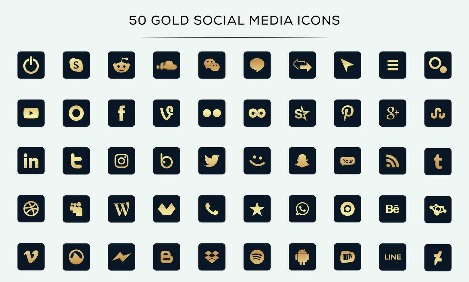 sociaal media logo verzameling vrij vector