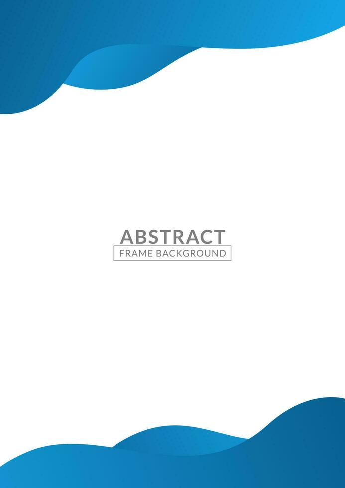 modieus gemakkelijk abstract meetkundig behang met vloeistof vormen a4. abstract vloeistof achtergrond met blauw kleur. dynamisch beweging stijl voor banners , pamflet, affiches, kader, grenzen, presentaties, flyers vector