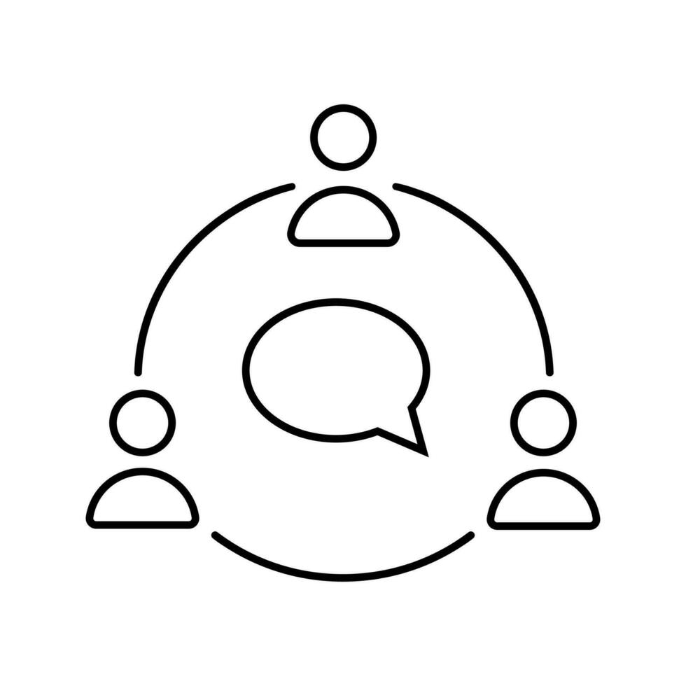 team vector icoon. samenspel illustratie symbool. uitbesteding teken of logo.