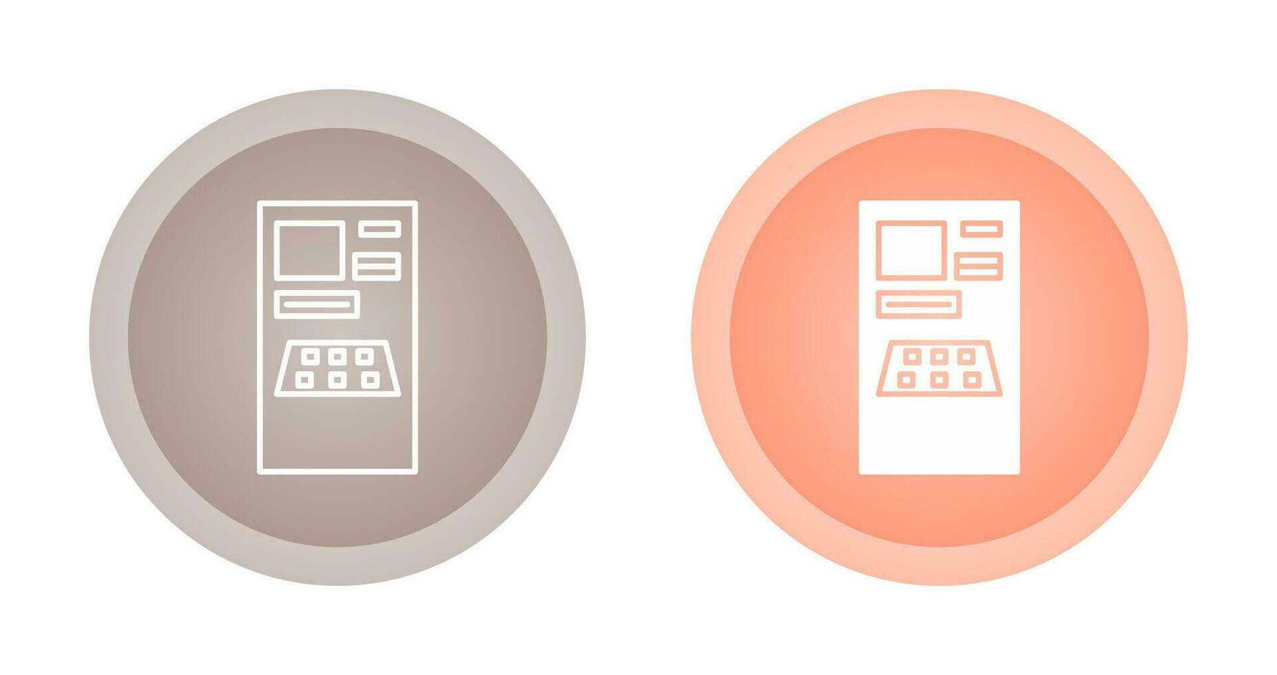 geldautomaat vector pictogram