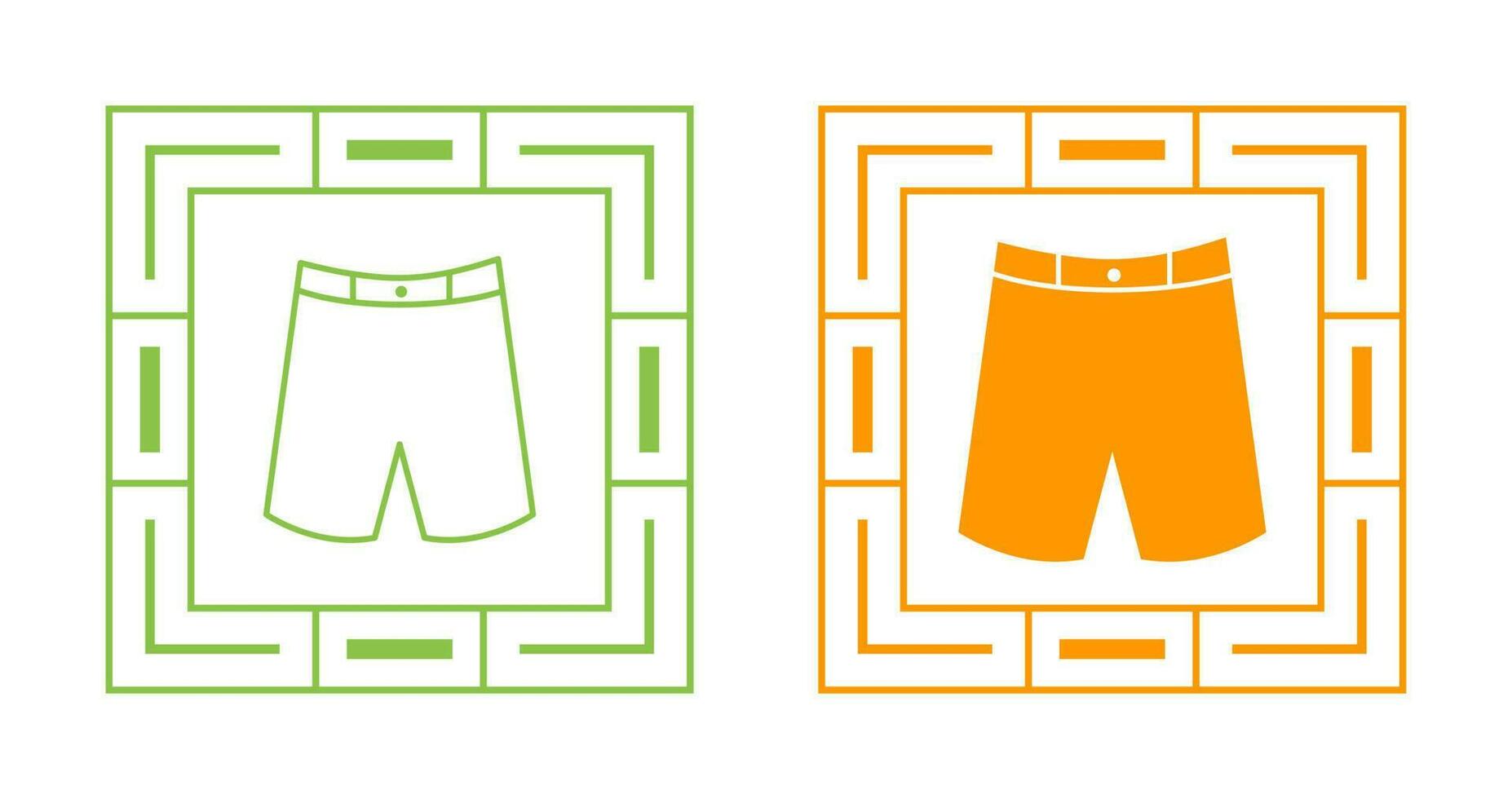 korte broek vector pictogram