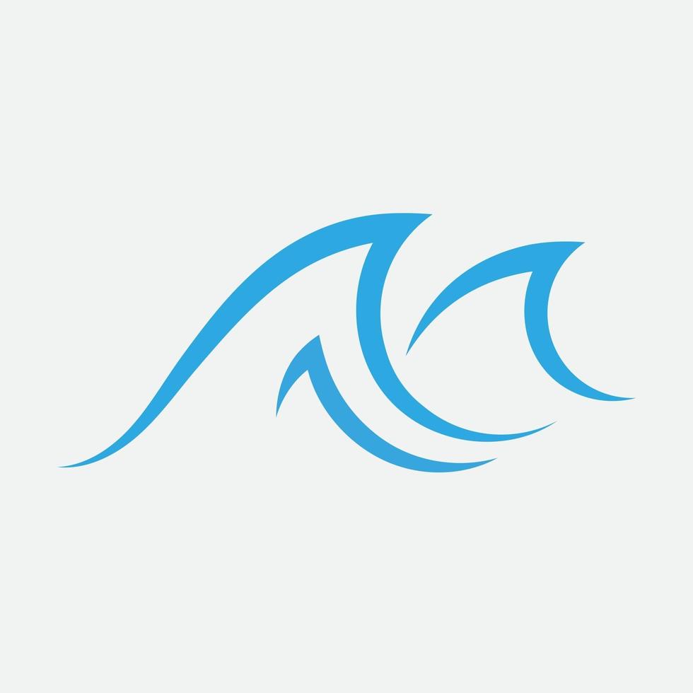 watergolf logo vector ontwerpsjabloon