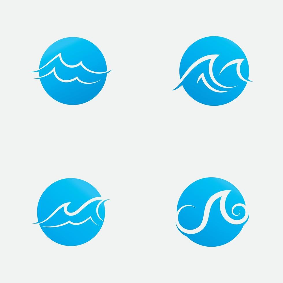 watergolf logo vector ontwerpsjabloon