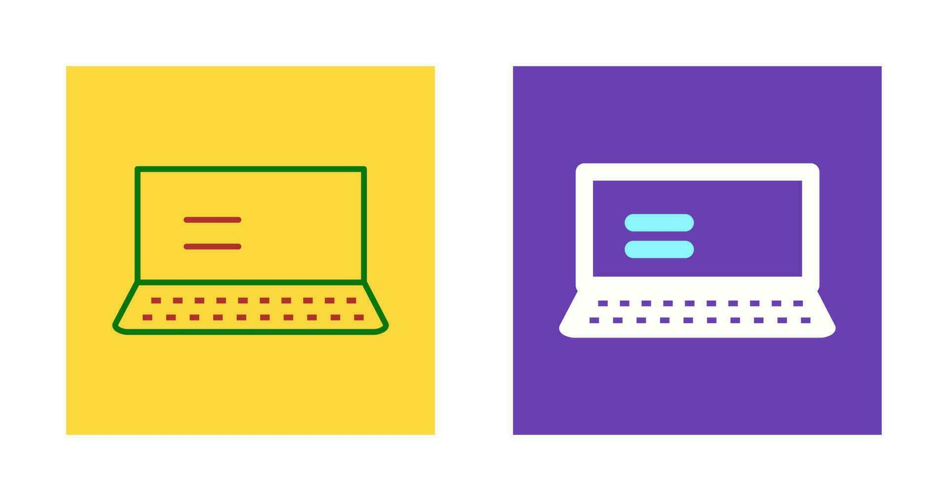 laptop vector pictogram