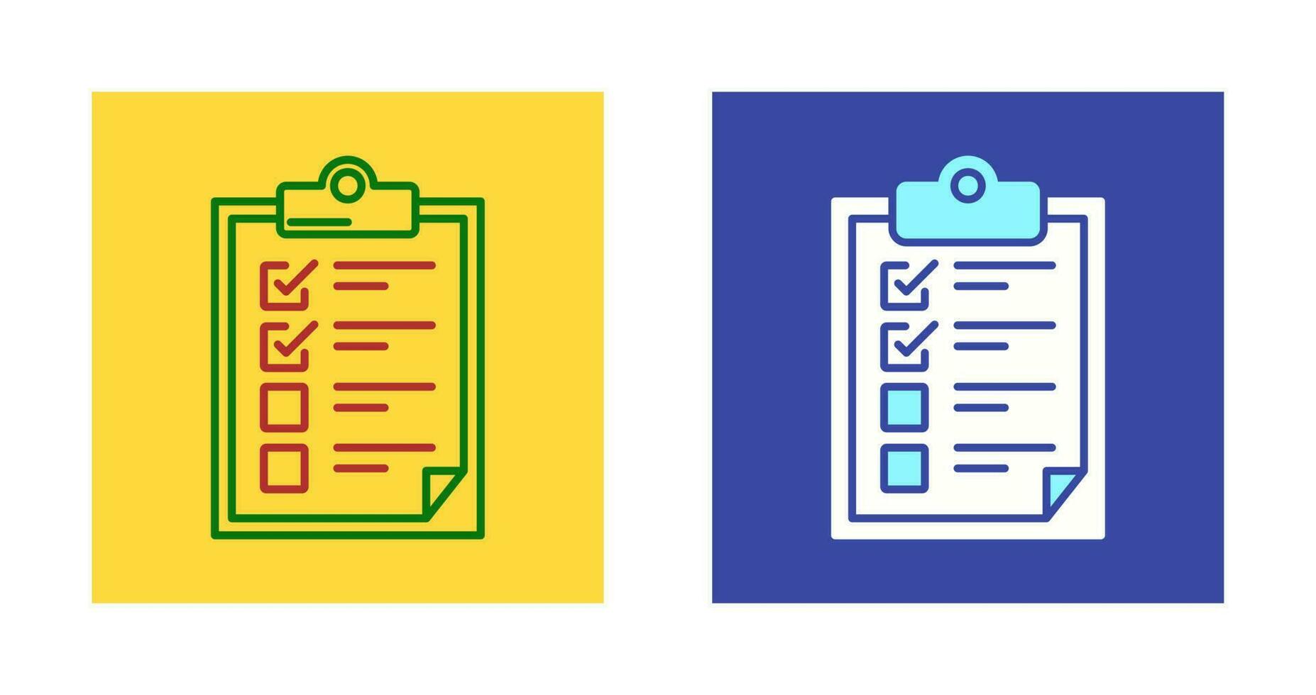 controlelijst vector pictogram