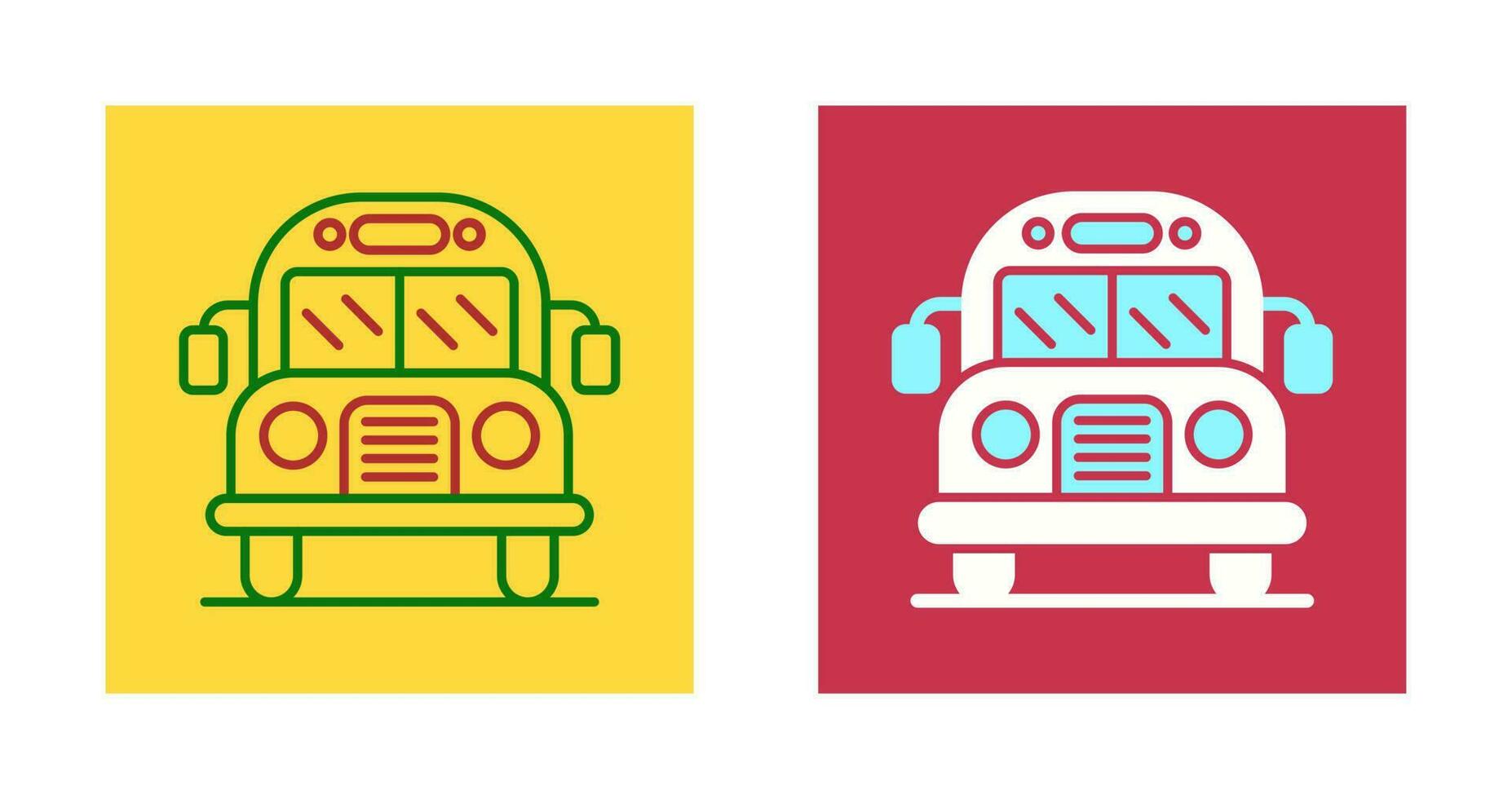 schoolbus vector pictogram