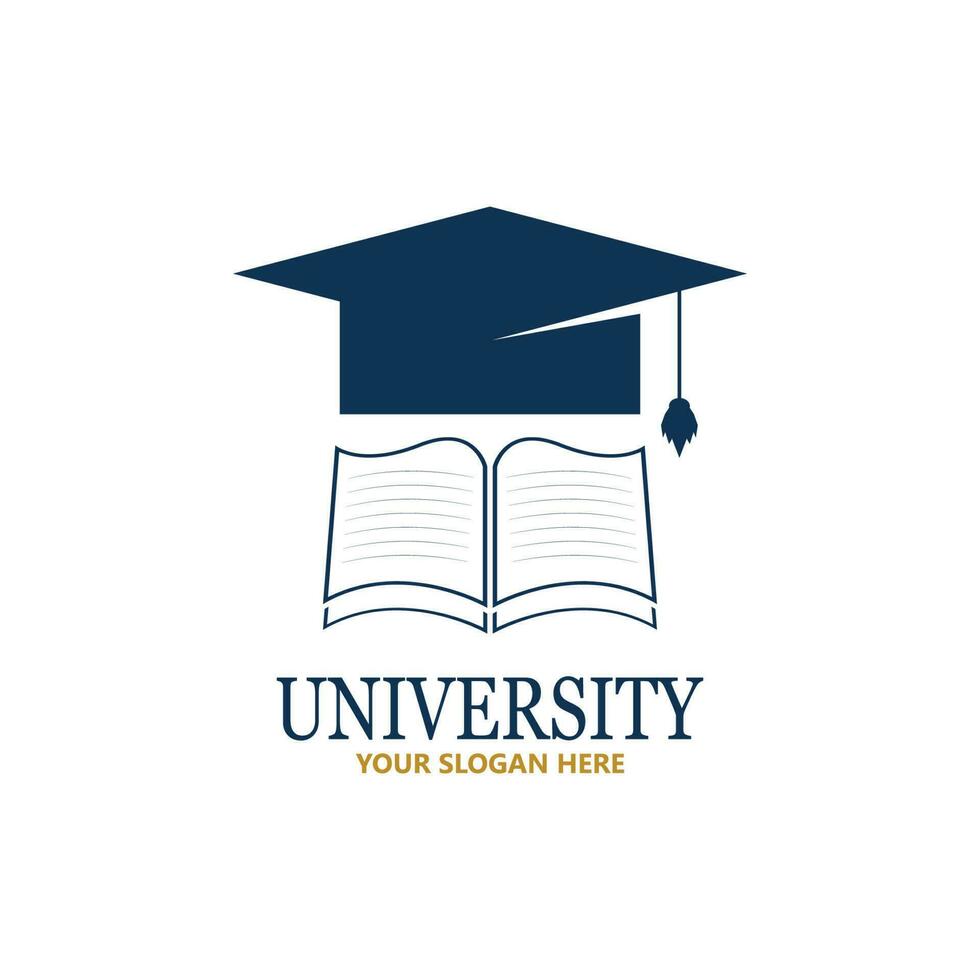 universiteitsacademie school en cursus logo ontwerpsjabloon vector