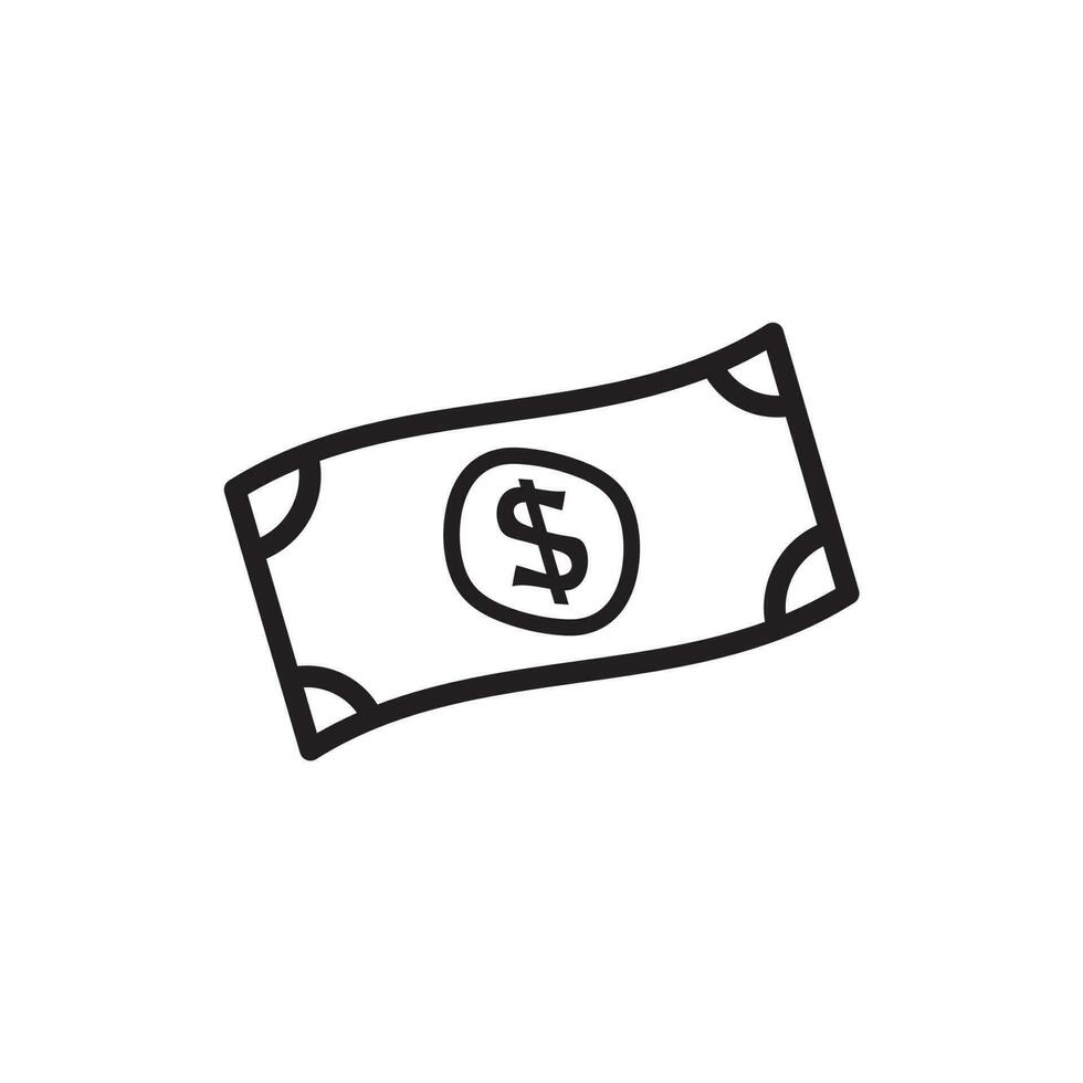 papier geld icoon ontwerp vector