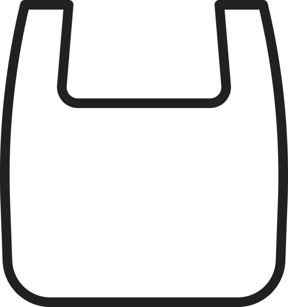 plastic zak icoon vector afbeelding.