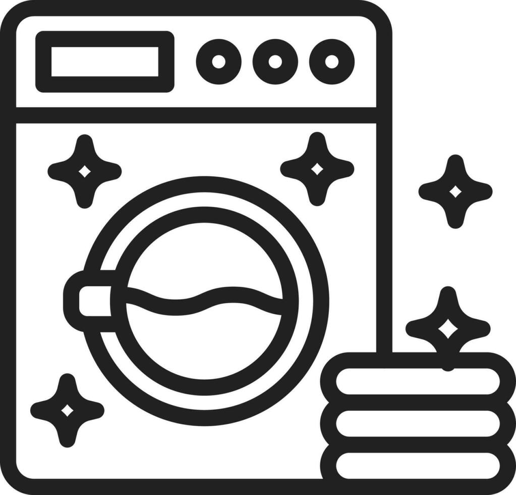 wasserij onderhoud icoon vector afbeelding.