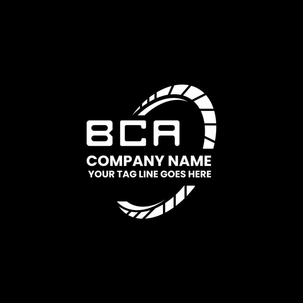 bca brief logo creatief ontwerp met vector grafisch, bca gemakkelijk en modern logo. bca luxueus alfabet ontwerp