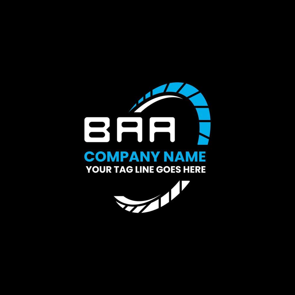 baa brief logo creatief ontwerp met vector grafisch, baa gemakkelijk en modern logo. baa luxueus alfabet ontwerp