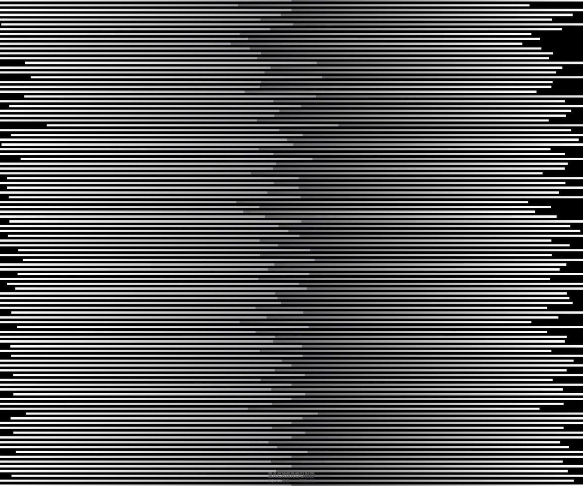 abstract kromgetrokken diagonale gestreepte achtergrond golf lijnen textuur vector