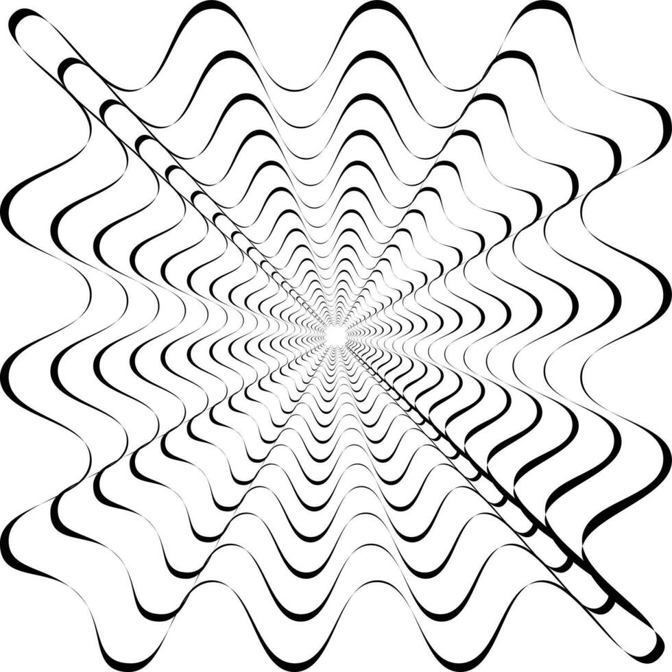 abstract naadloos herhalen rechthoek Golf patroon kunst. vector