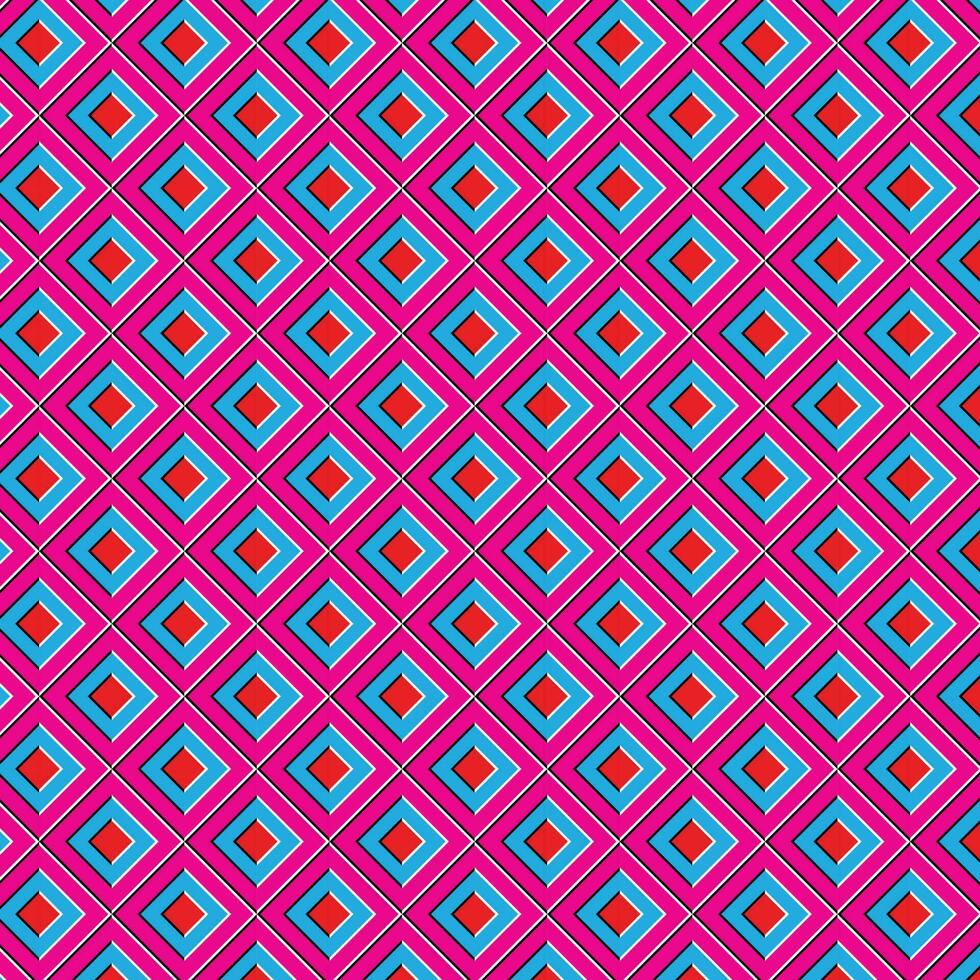 abstract meetkundig 3d stijl plein patroon. vector